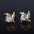 Triangle Zircon Stud Earrings
