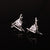 Triangle Zircon Stud Earrings