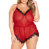 Eyelash Lace Romper Sleepwear