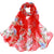 Floral Printed Long Casual Soft Wrap Scarves