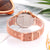 Fashion Rose Gold Flower Rhinestone Wrist Watch