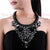 Crystal, Glass and Rhinestone Choker Pendant Necklace