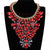 Crystal, Glass and Rhinestone Choker Pendant Necklace