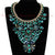 Crystal, Glass and Rhinestone Choker Pendant Necklace