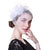 Flower Mesh, Ribbons and Feather Fedoras Hat