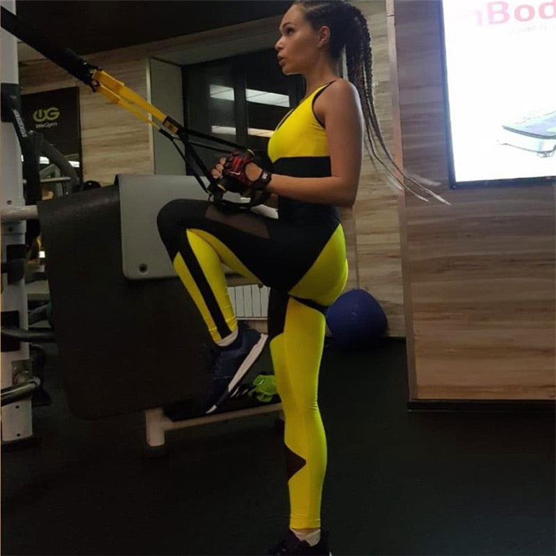 Yoga Suit Compressed Sports Wear For Women Workout Jumpsuit Active Spo –  Truessenceonline