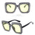 Big Frame Oversized Square Sunglasses