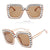 Big Frame Oversized Square Sunglasses