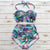 High Waist Floral Print Bikini