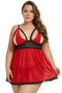 Transparent Babydoll Chemise Dress
