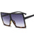 Big Frame Gradient Sunglasses UV400