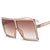 Big Frame Gradient Sunglasses UV400