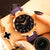 Quartz Star Sky Dial Wrist Watch