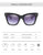 Luxury Designer Oversized Cat Eye UV400 Sunglasses