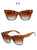 Luxury Designer Oversized Cat Eye UV400 Sunglasses
