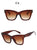 Luxury Designer Oversized Cat Eye UV400 Sunglasses