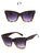 Luxury Designer Oversized Cat Eye UV400 Sunglasses