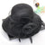 Solid Satin Feather Floral Wide Brim Hats