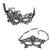 Female Hollow Out Black Lace Mask