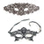 Female Hollow Out Black Lace Mask