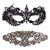 Female Hollow Out Black Lace Mask