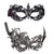 Female Hollow Out Black Lace Mask