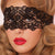 Female Hollow Out Black Lace Mask
