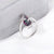 Mystic Rainbow Large Cut Square Bohemian Cocktail Ring