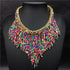 Bohemian Handmade Woven Long Tassel Beads Necklace