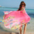 Print Oversized Chiffon Scarf or Beach Cover Up