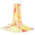 Print Oversized Chiffon Scarf or Beach Cover Up