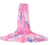Print Oversized Chiffon Scarf or Beach Cover Up