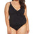 Women One Piece Deep V Ruffle Swimsuit