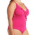 Women One Piece Deep V Ruffle Swimsuit