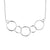 925 Sterling Silver 5 Round Shape Necklaces