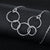 925 Sterling Silver 5 Round Shape Necklaces
