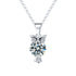 Zircon Pendant Owl Necklace