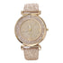 Luxury Crystal Rhinestone Stainless Steel Quartz Wrist Watch