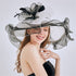 Wide Brim Straw Kentucky Derby Church Hats