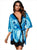 Flower Peacock Rayon Kimono Nightdress