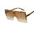 Big Frame Gradient Sunglasses UV400