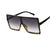 Big Frame Gradient Sunglasses UV400